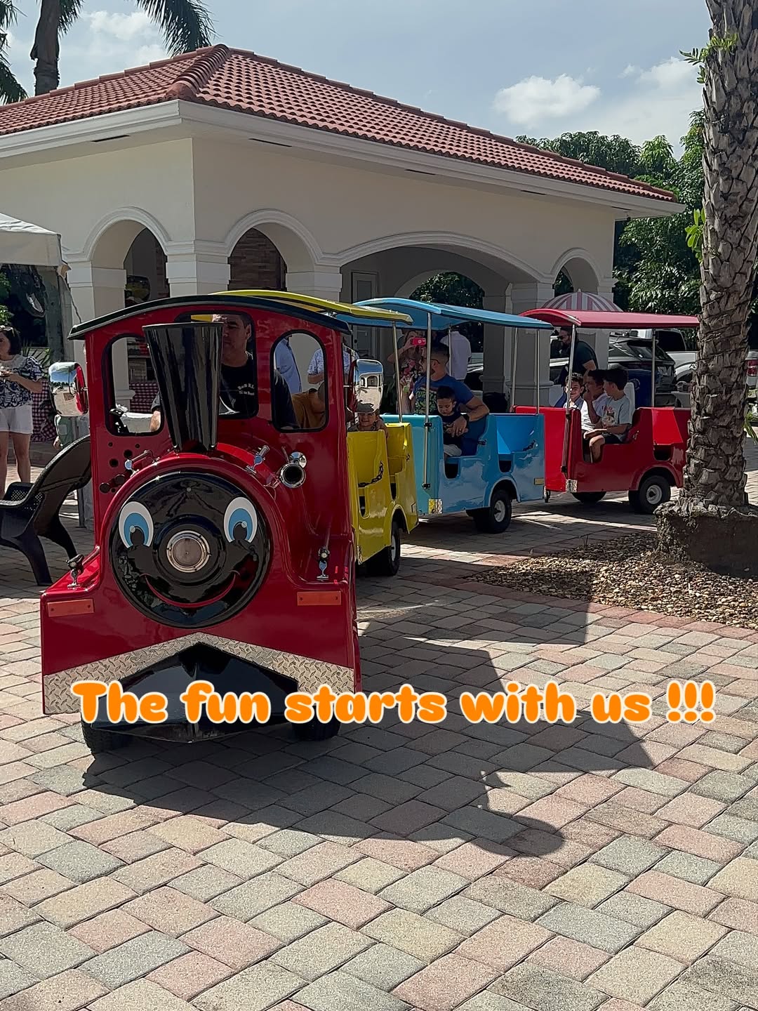 trackless train rental